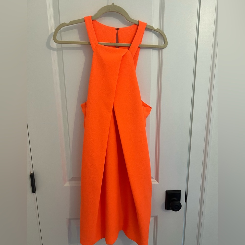 Trina Turk Neon Orange Dress Size 6